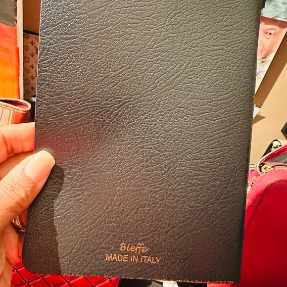 NWOT Bieffe Leather Notebooks in Red, Black, and Brown (Made in Italy) - Picture 3 of 12